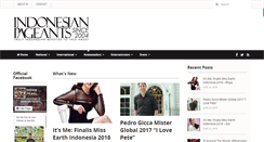 Desktop Screenshot of indonesianpageants.com